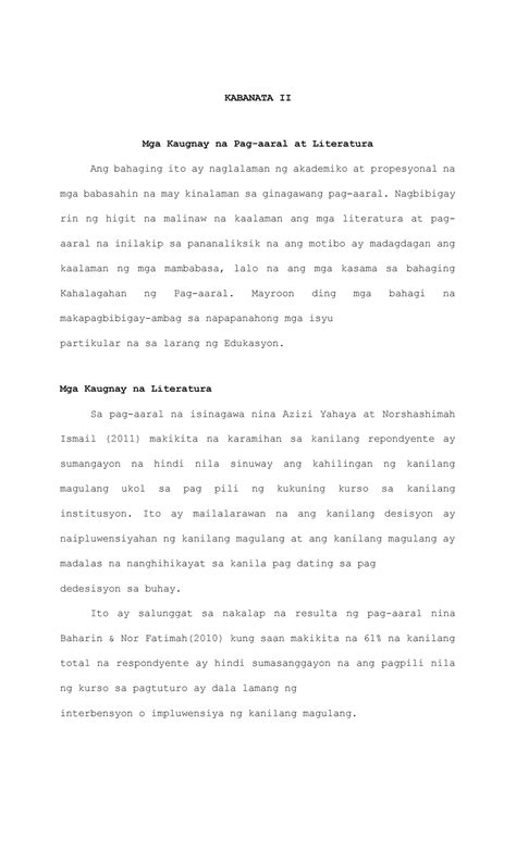 kabanata 2 research example|Filipino Research Chapter 2 .
